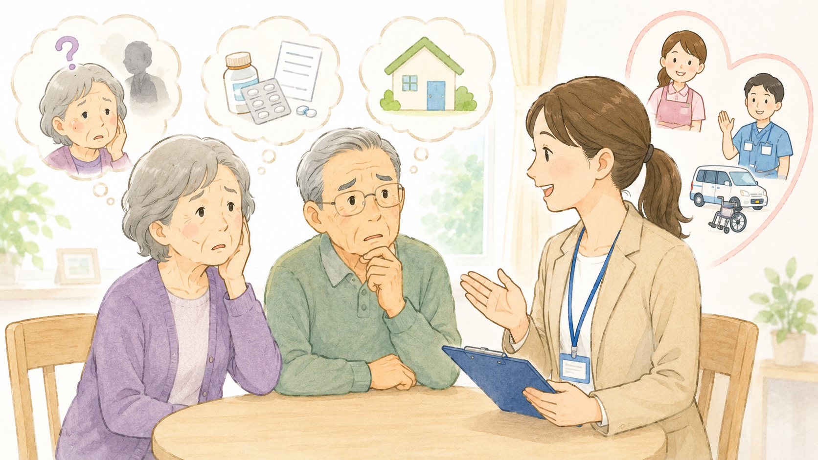 親の物忘れ・幻覚・体調不良…「何かおかしい」と感じたとき、ケアマネジャーに相談した家族の話