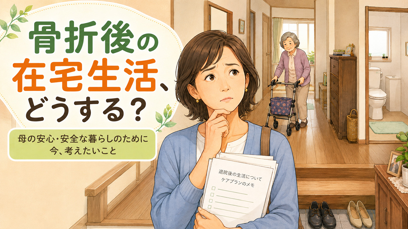 骨折・退院後の在宅復帰をケアマネジャーと乗り越えた実話