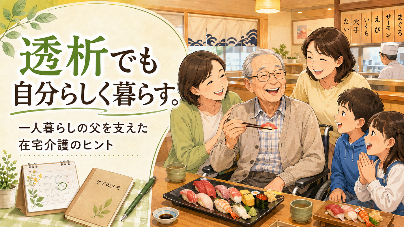 透析治療を続けながら在宅介護を支える方法